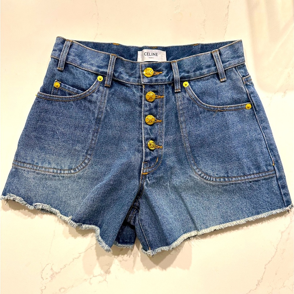 Celine shorts in denim